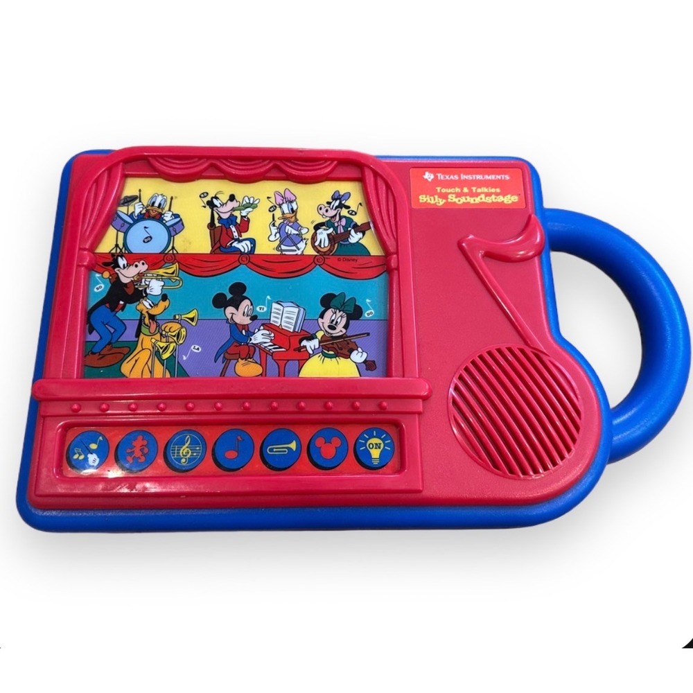 Texas Instruments Disney Touch & Talkies Silly Soundstage Mickey Mouse Toy WORK